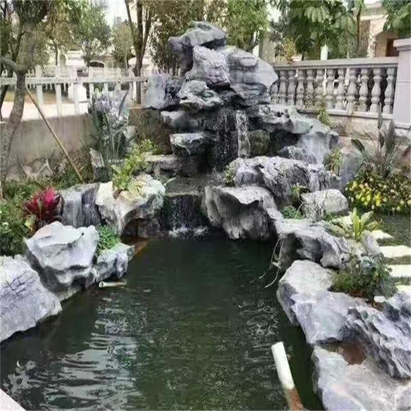 任城庭院鱼池改造过滤